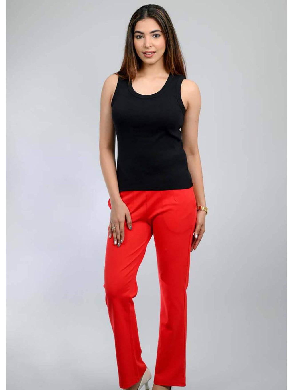 Black Sleeveless Tank Top | TT98 - view 4