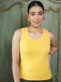 Off White Sleeveless Tank Top | TT98 - view 51