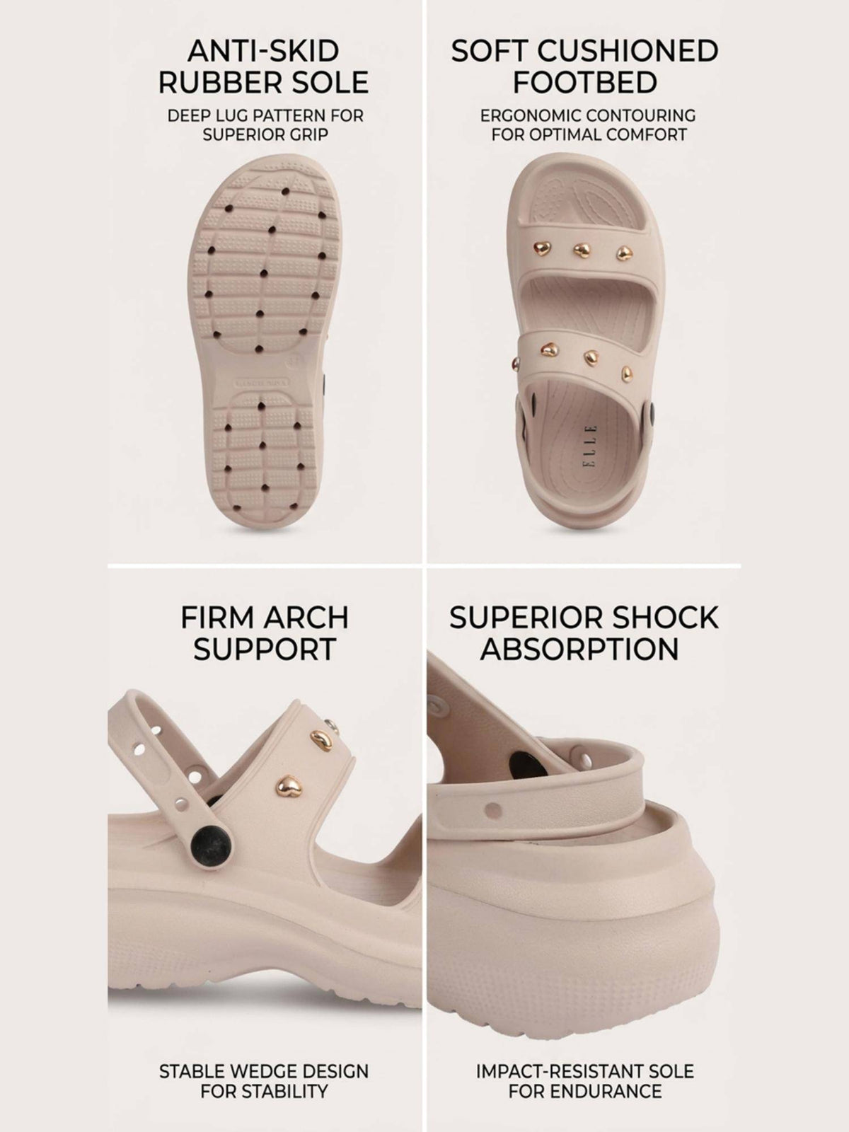 Women Beige Sandals | SD89 - view 5