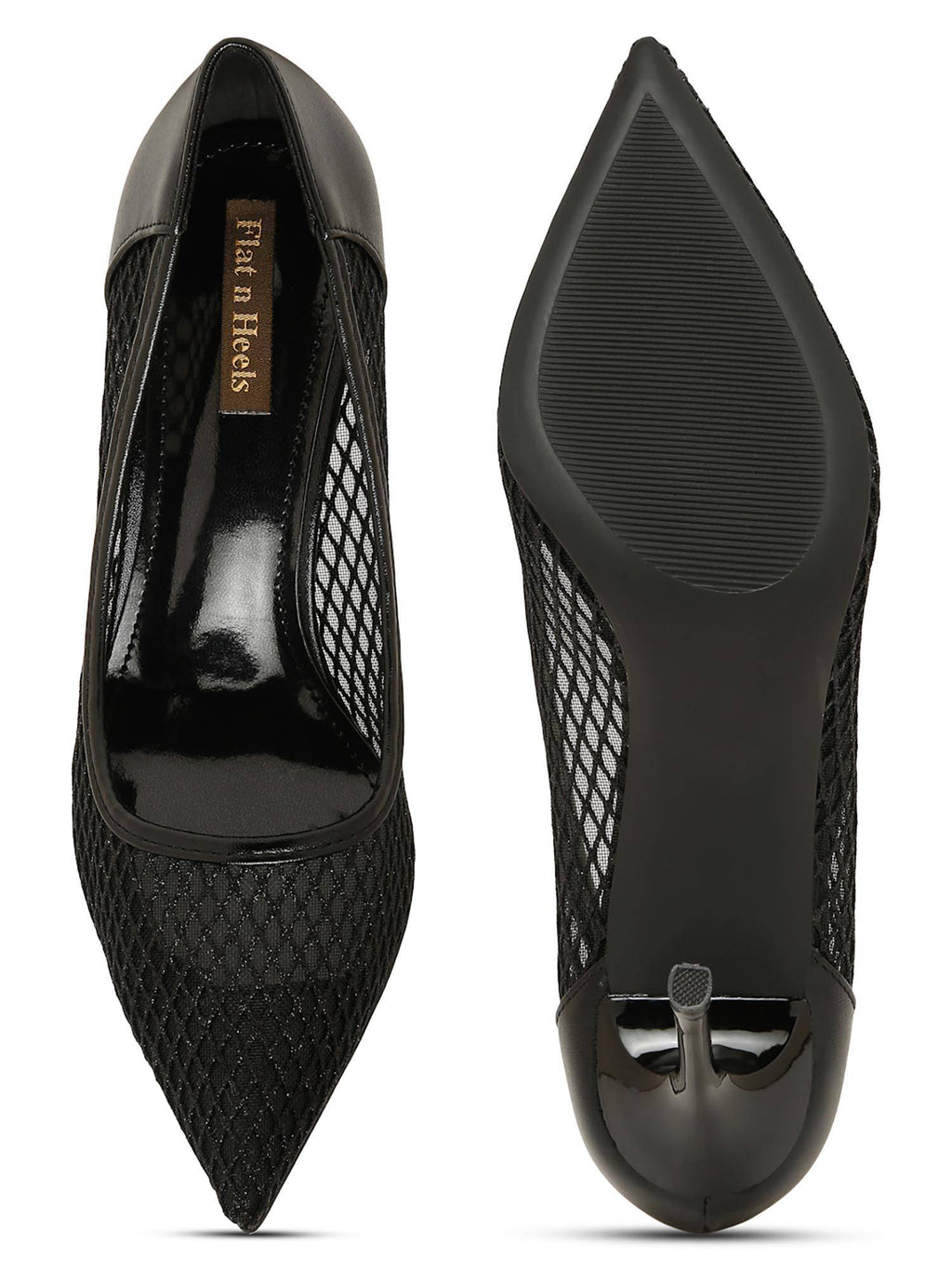 Women Black Pumps | H78 - view 2