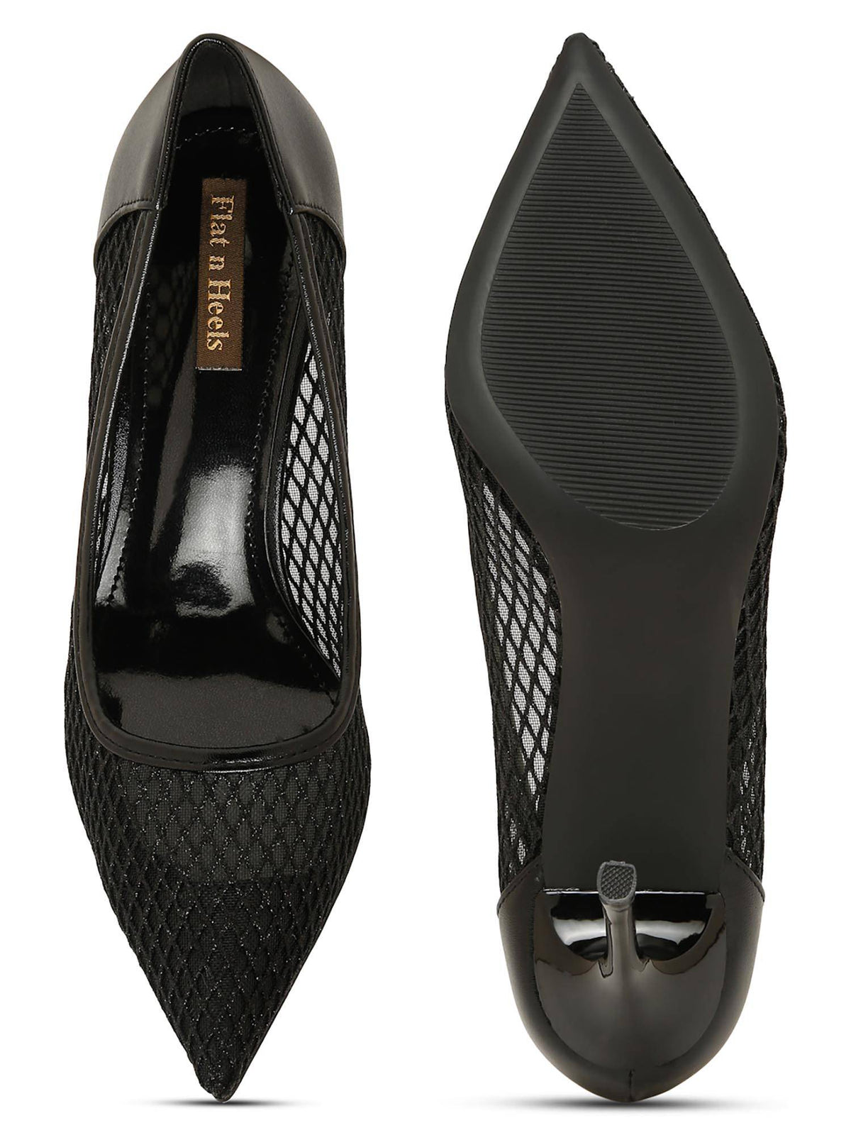 Women Black Pumps | H78 - view 2
