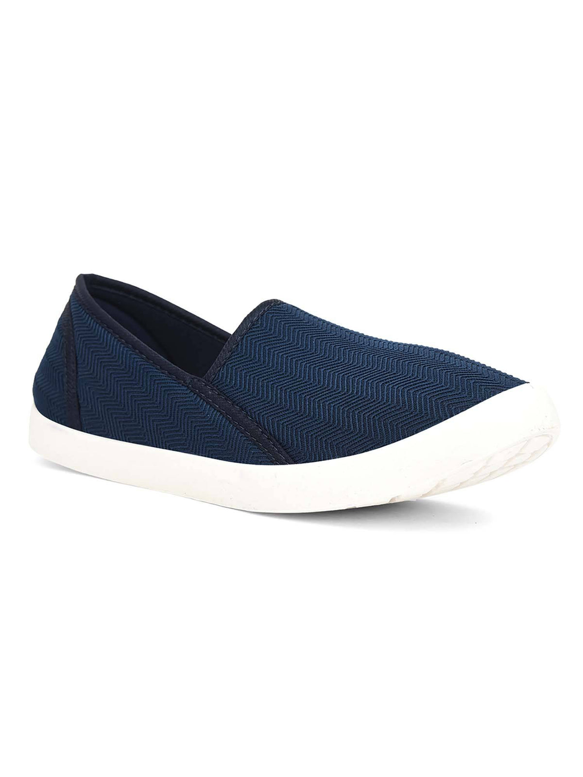 Navy Blue Slip-On Comfort Walking Shoes for Everyday Wear | SH9 - view 1