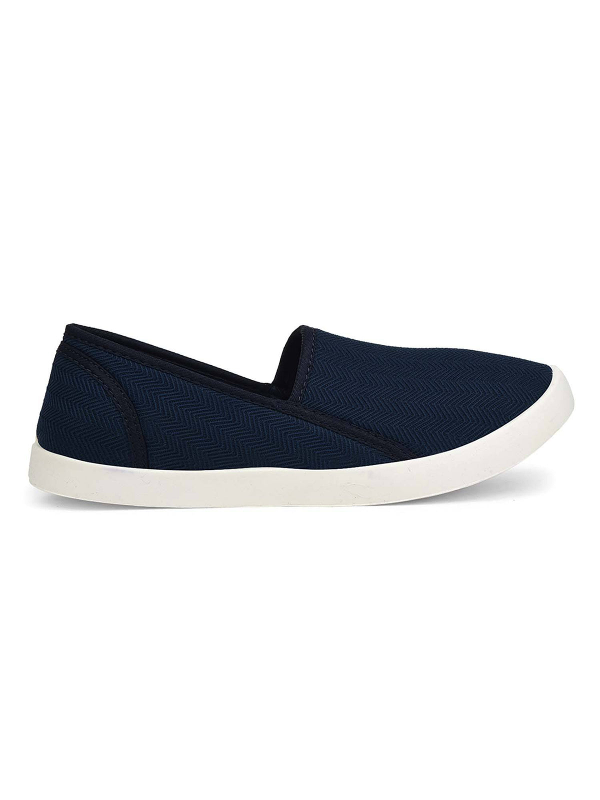 Navy Blue Slip-On Comfort Walking Shoes for Everyday Wear | SH9 - view 2