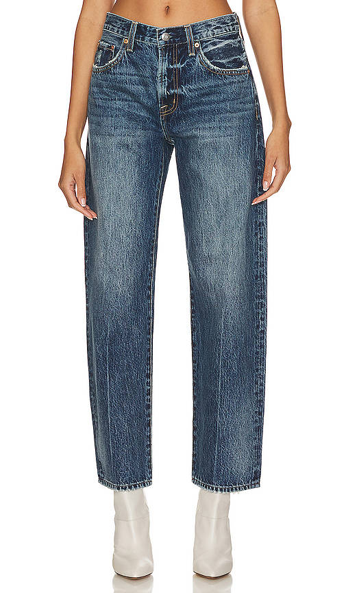 Lexi Mid Rise Relaxed Straight | RF89 - view 1