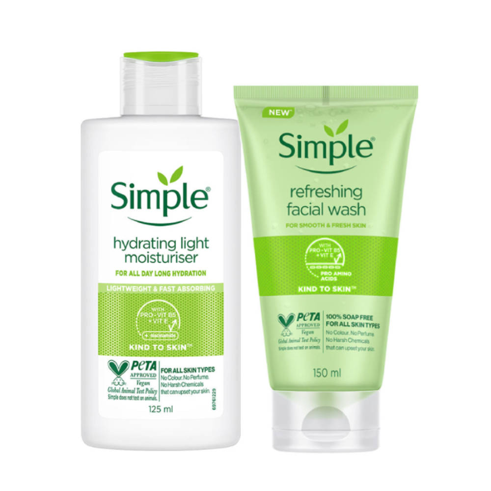 Kind To Skin Refreshing Facial Wash + Hydrating Light Moisturiser | FC3 - view 1