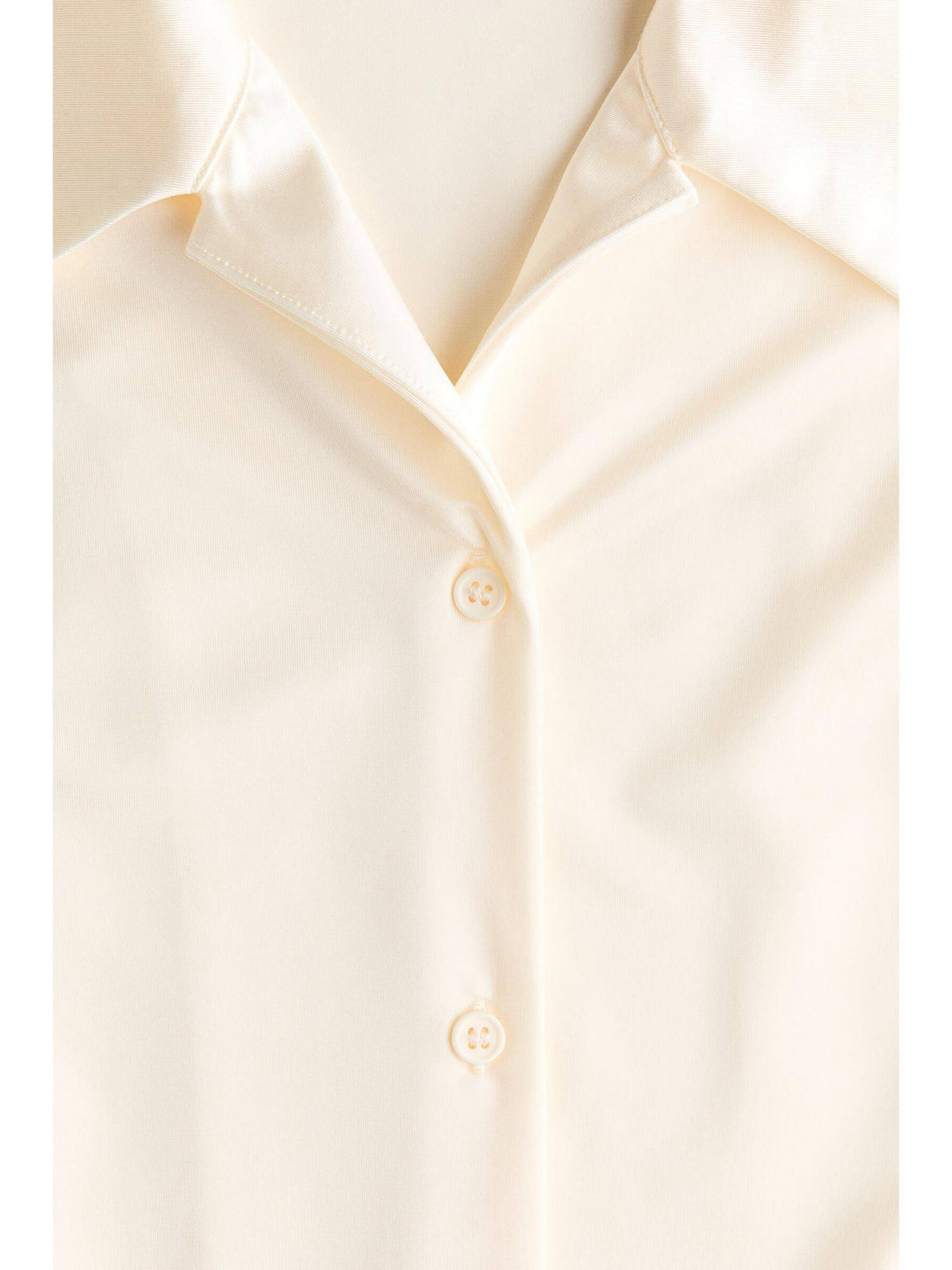 Women White Fitted Jersey Shirt | S67 - view 2