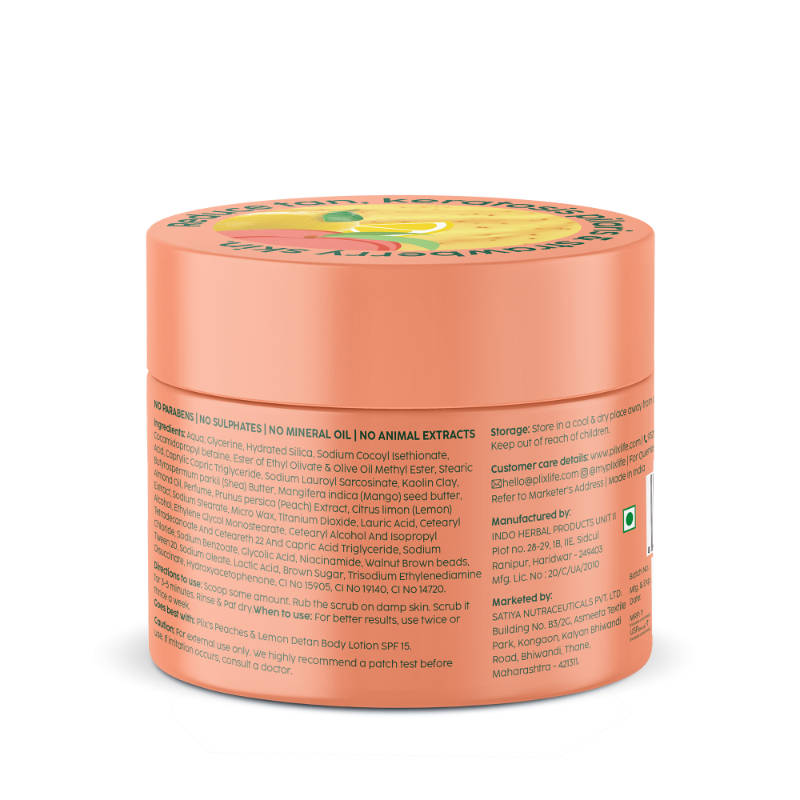 Peaches & Lemon Detan Bump Eraser Scrub | PL1 - view 2