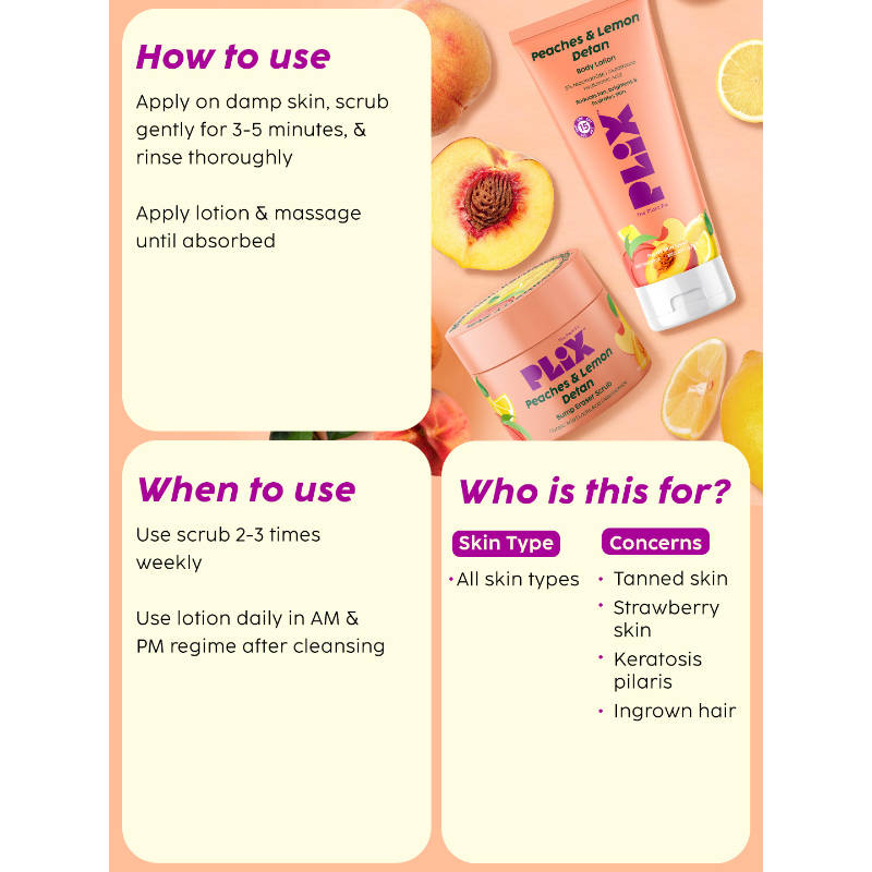 Peaches & Lemon Detan Bump Eraser Scrub | PL1 - view 5