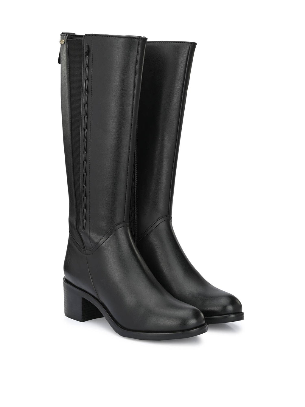 Womens Black Knee Boots | BT61 - view 2