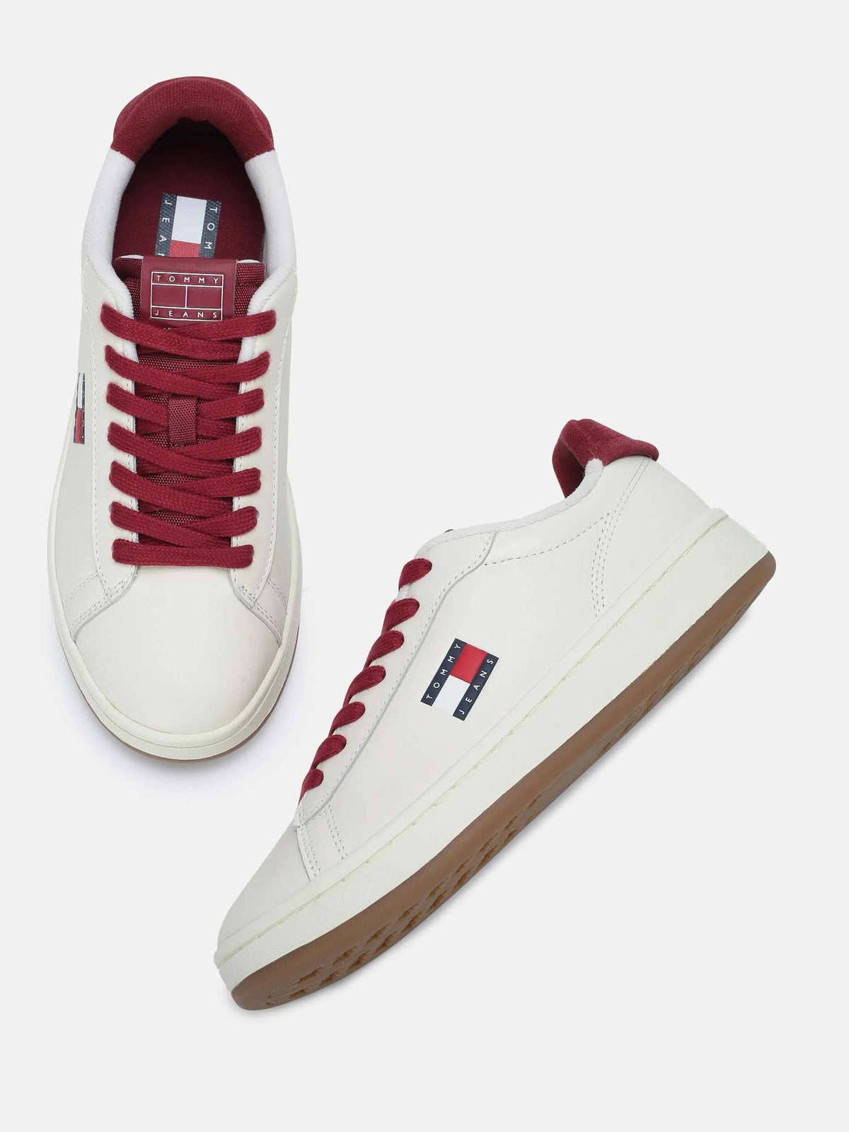 Solid White Leather Sneakers | SN09 - view 10