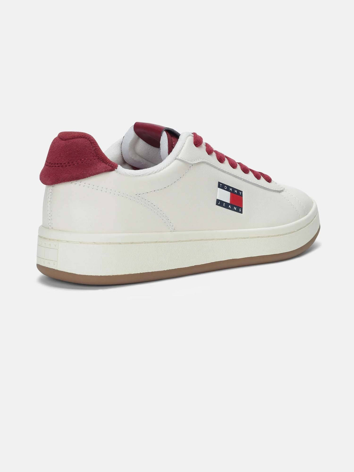 Solid White Leather Sneakers | SN09 - view 12
