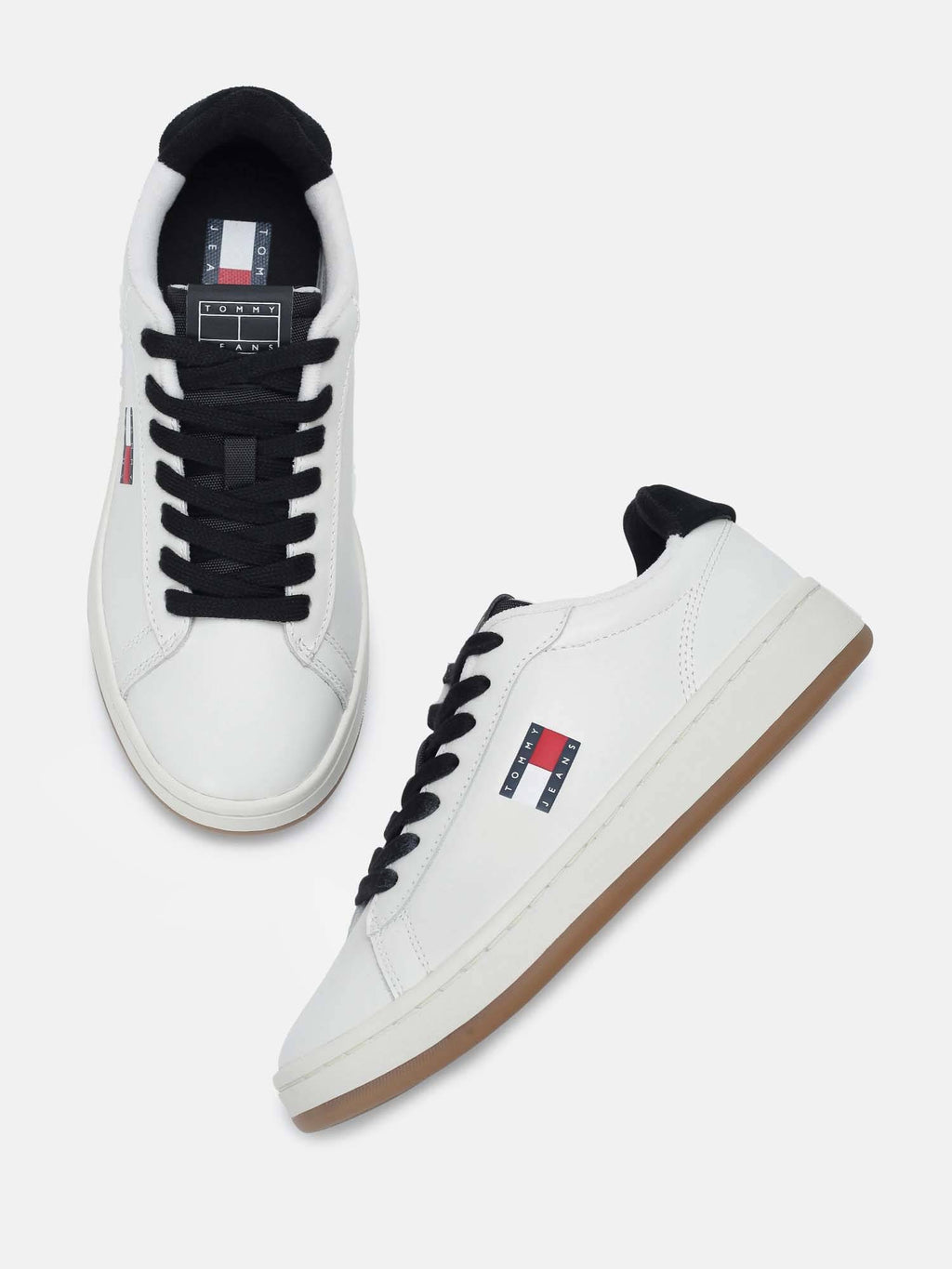 Solid White Leather Sneakers | SN09 - view 18