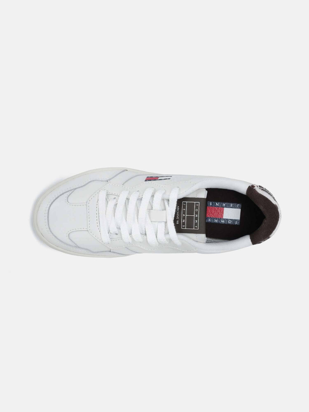 Solid White Leather Sneakers | SN09 - view 3