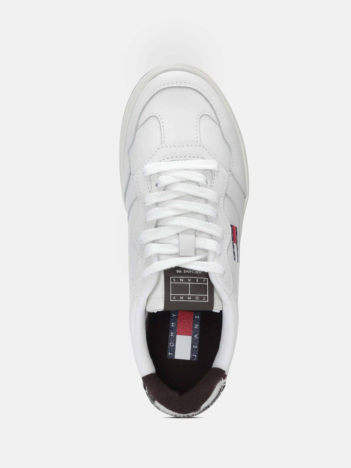 Solid White Leather Sneakers | SN09 - view 5
