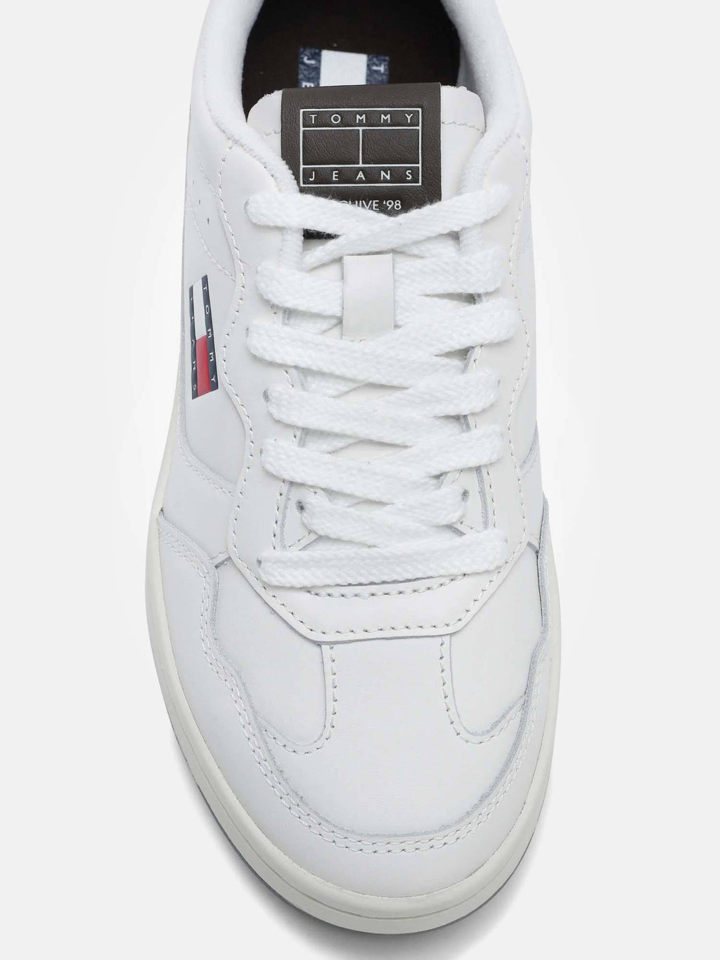 Solid White Leather Sneakers | SN09 - view 7