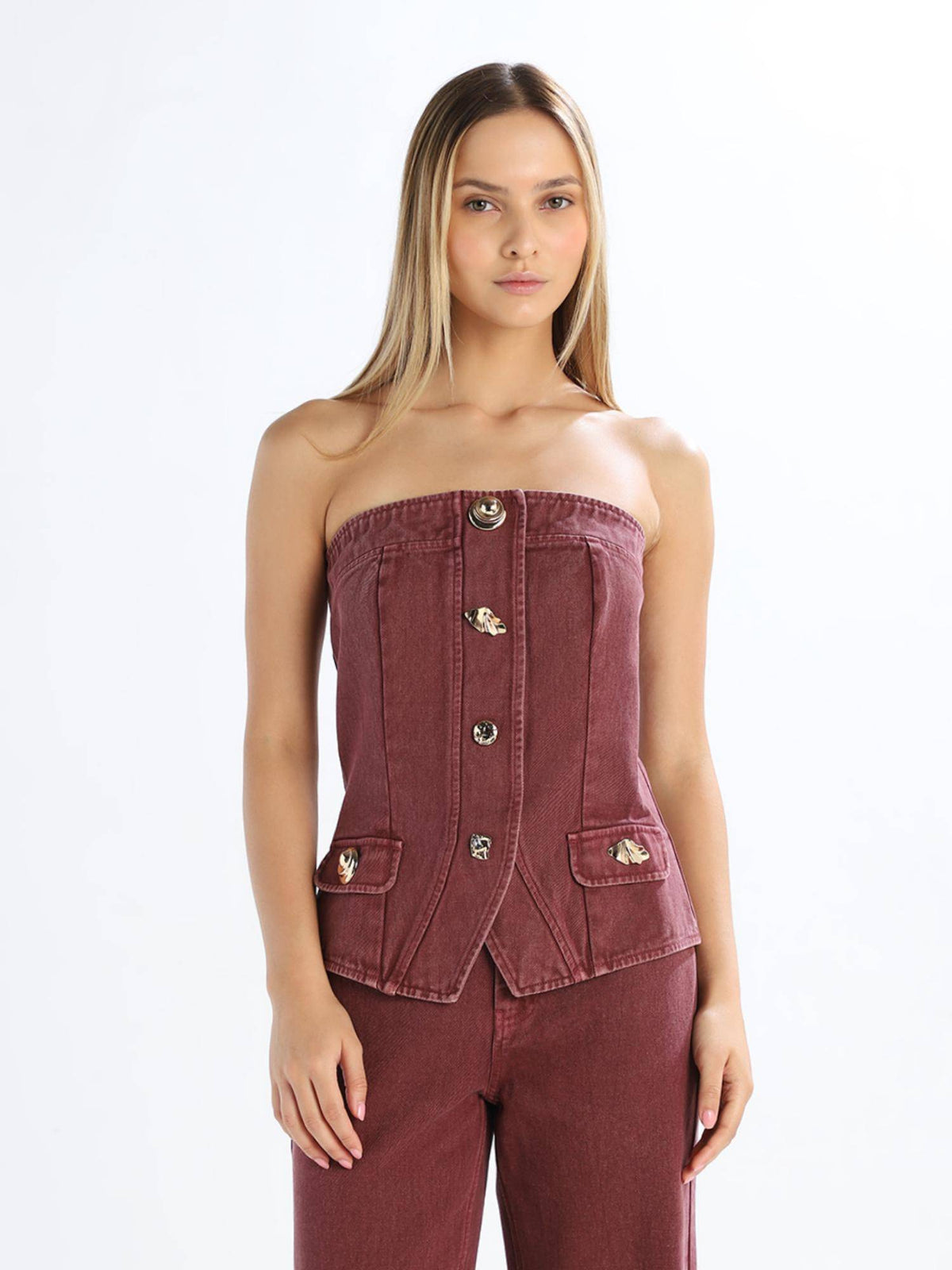 Womens Solid Slim Black Top | TT90 - view 10