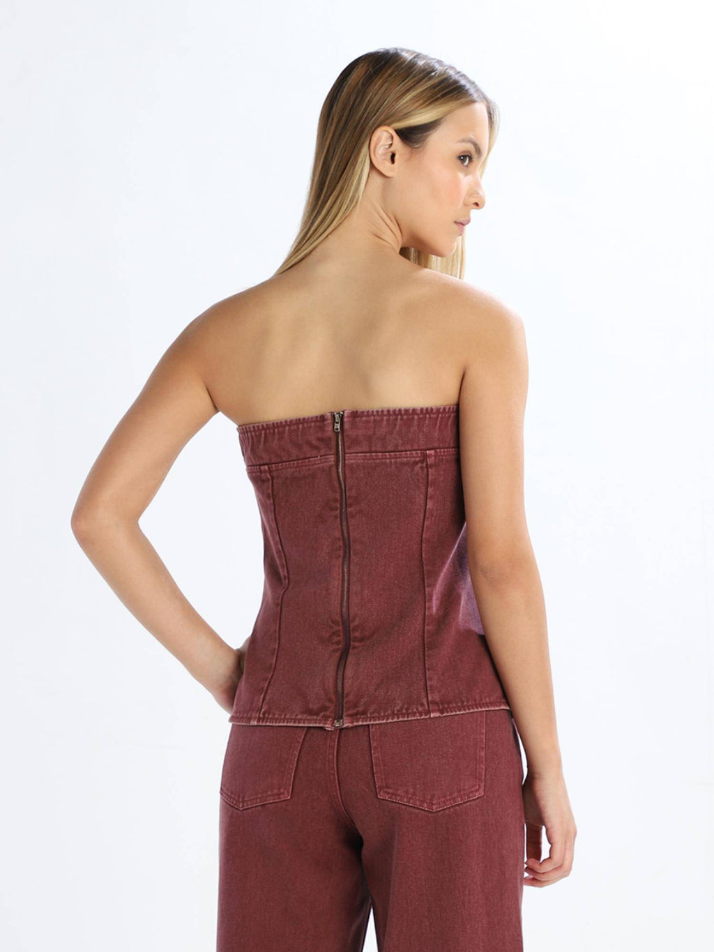 Womens Solid Slim Black Top | TT90 - view 13