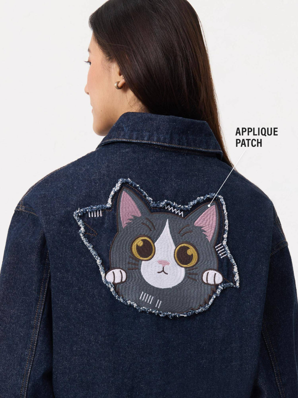 Women Indigo Character Pure Cotton Jackets | JC78 - view 5