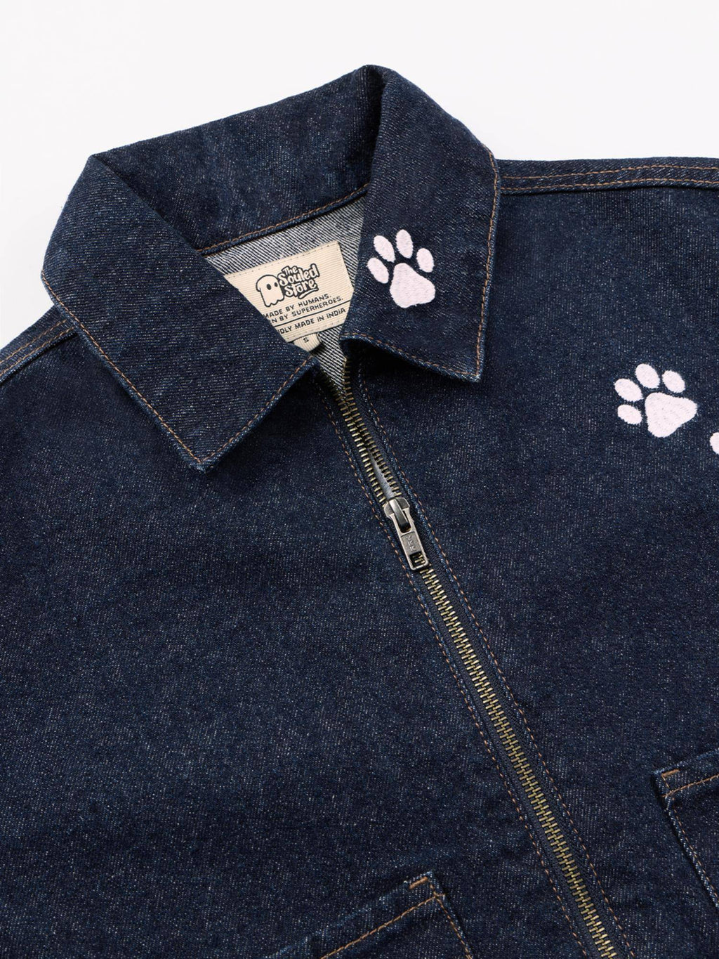 Women Indigo Character Pure Cotton Jackets | JC78 - view 6