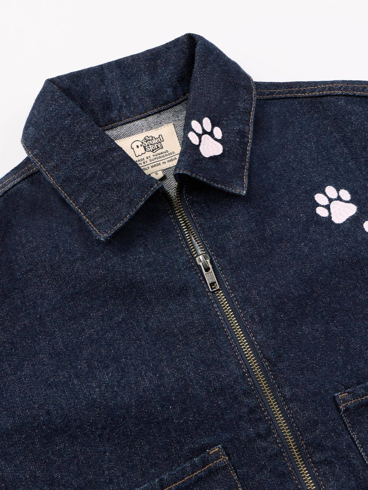 Women Indigo Character Pure Cotton Jackets | JC78 - view 6