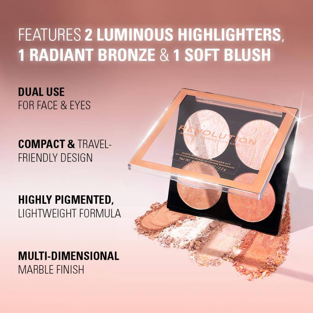Highlighter Cheek Kit | F14 - view 2