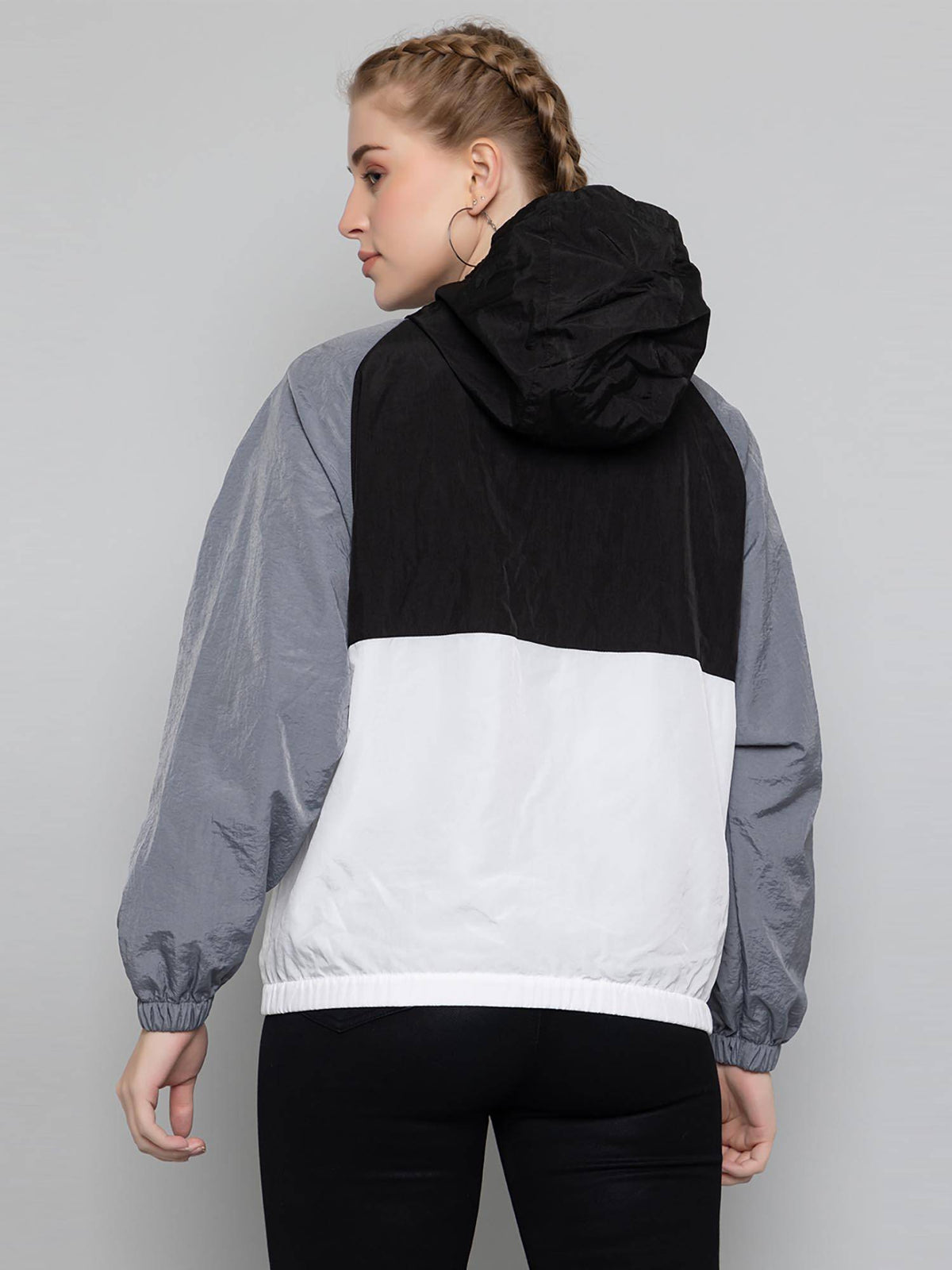 Women Standard Length Polyester Winter Sports Zipper Stylish Jacket | JK12 - view 2