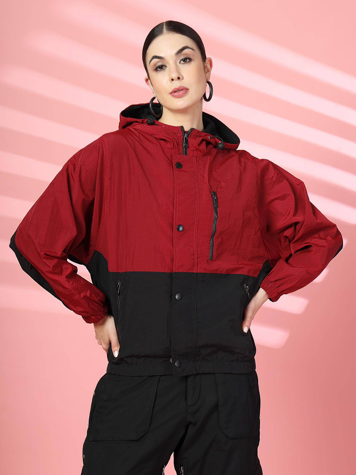Women Standard Length Polyester Winter Sports Zipper Stylish Jacket | JK12 - view 15