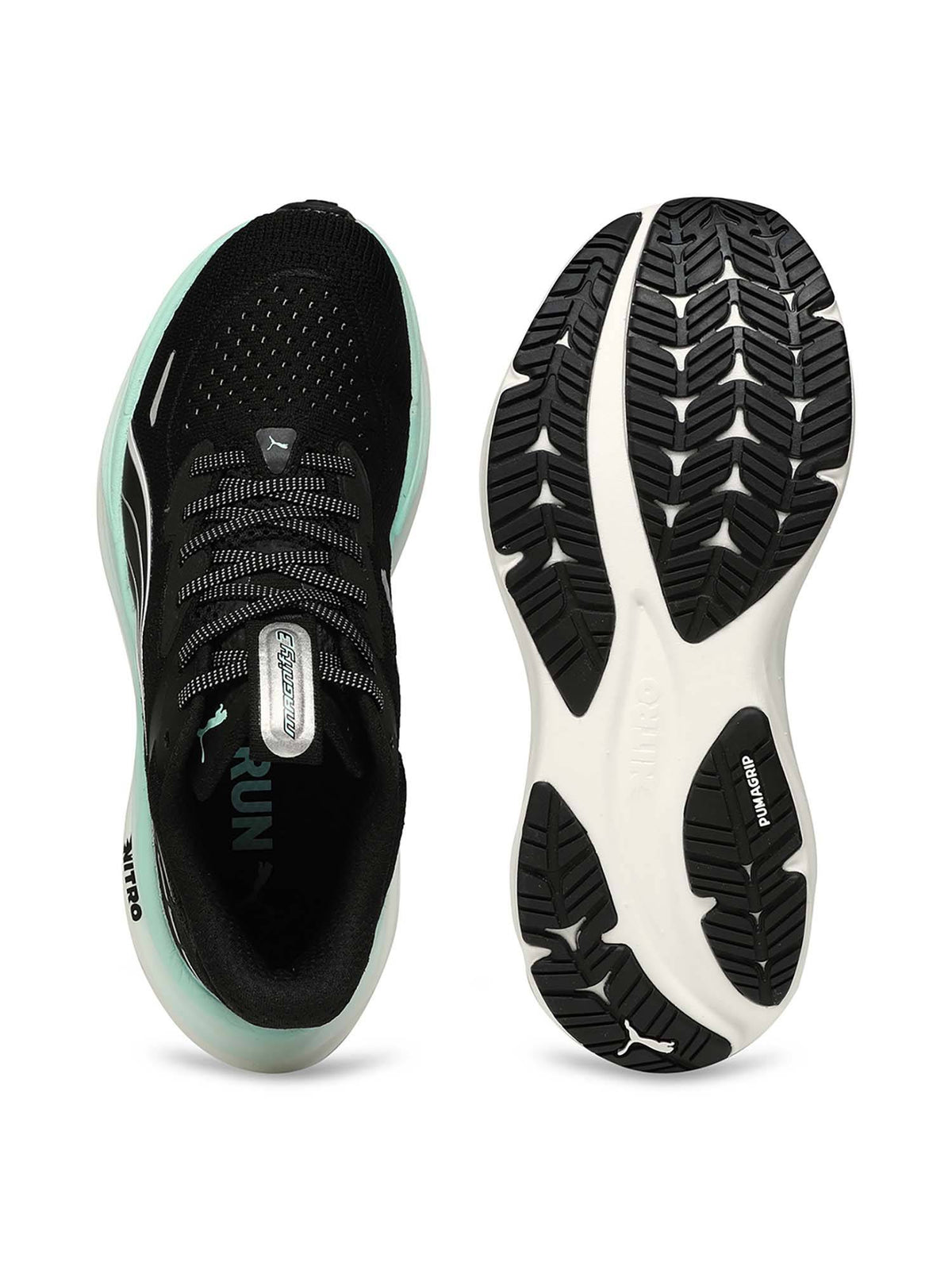 Black Magnify NITRO 3 Womens Running Shoes | SH9 - view 4