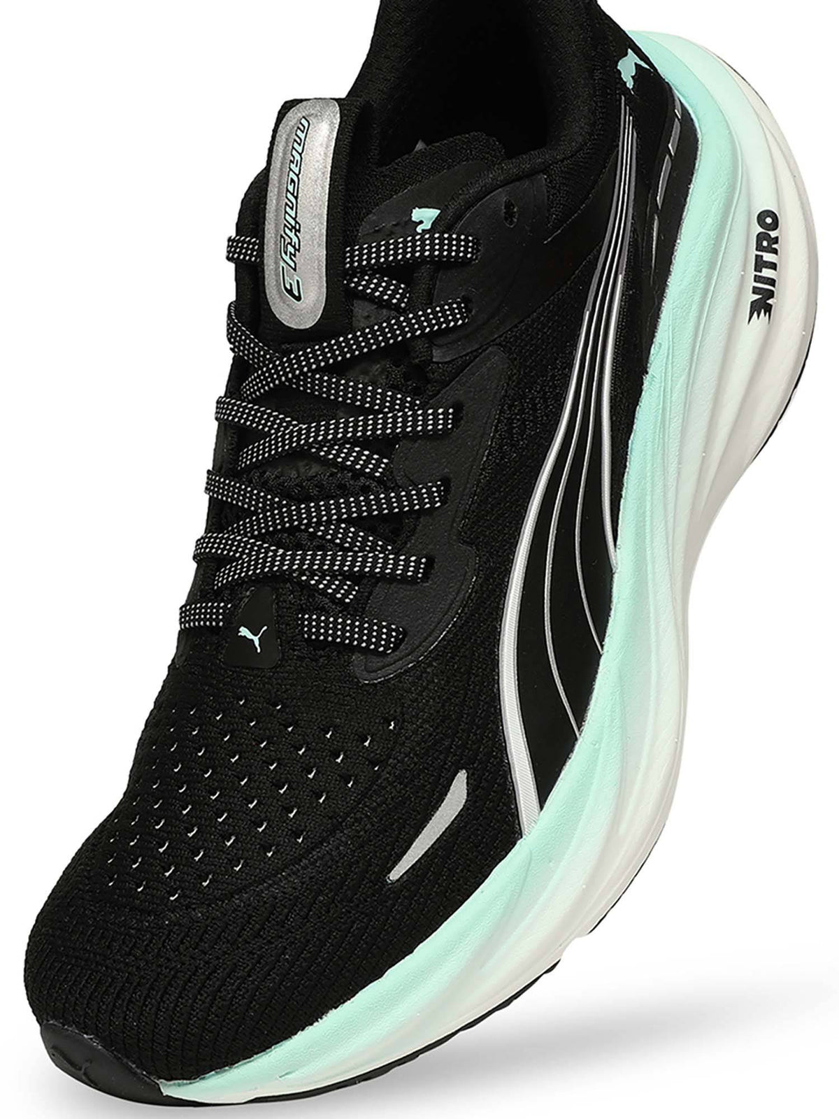 Black Magnify NITRO 3 Womens Running Shoes | SH9 - view 5