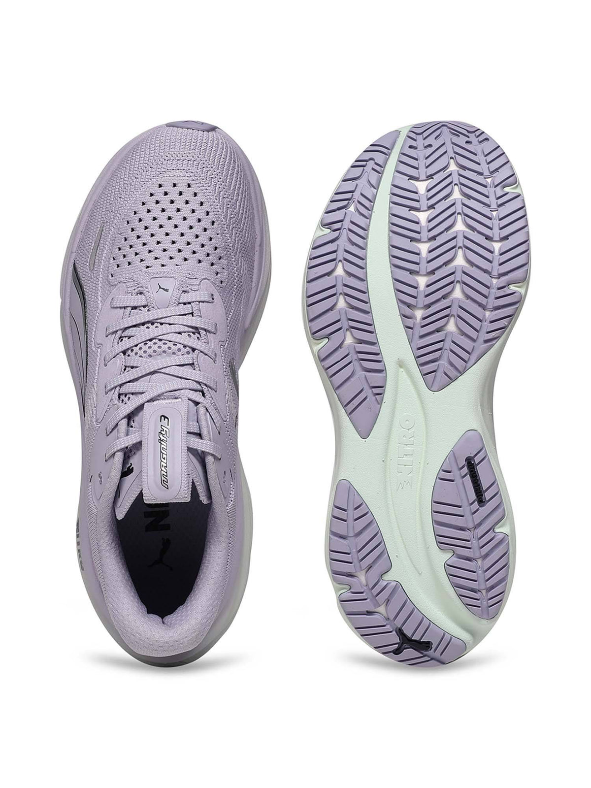 Black Magnify NITRO 3 Womens Running Shoes | SH9 - view 18