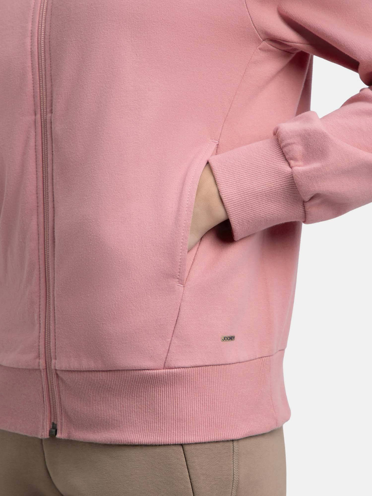A111 Women Super Combed Cotton Drop Shoulder Styled Jacket - Lilas | JC78 - view 8