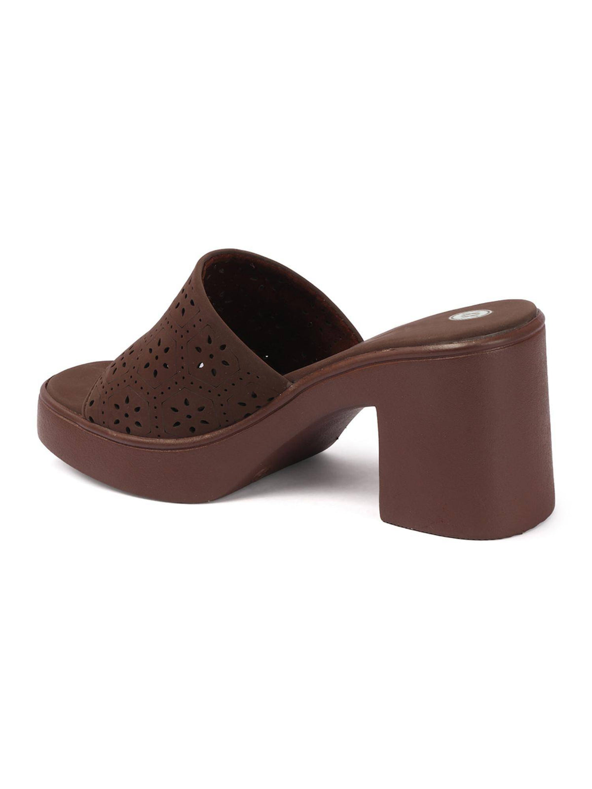 Women Heel Sandal Comfort and Soft - Brown | H78 - view 3