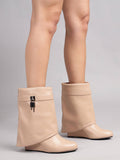White Solid Boots | BT61 - view 13