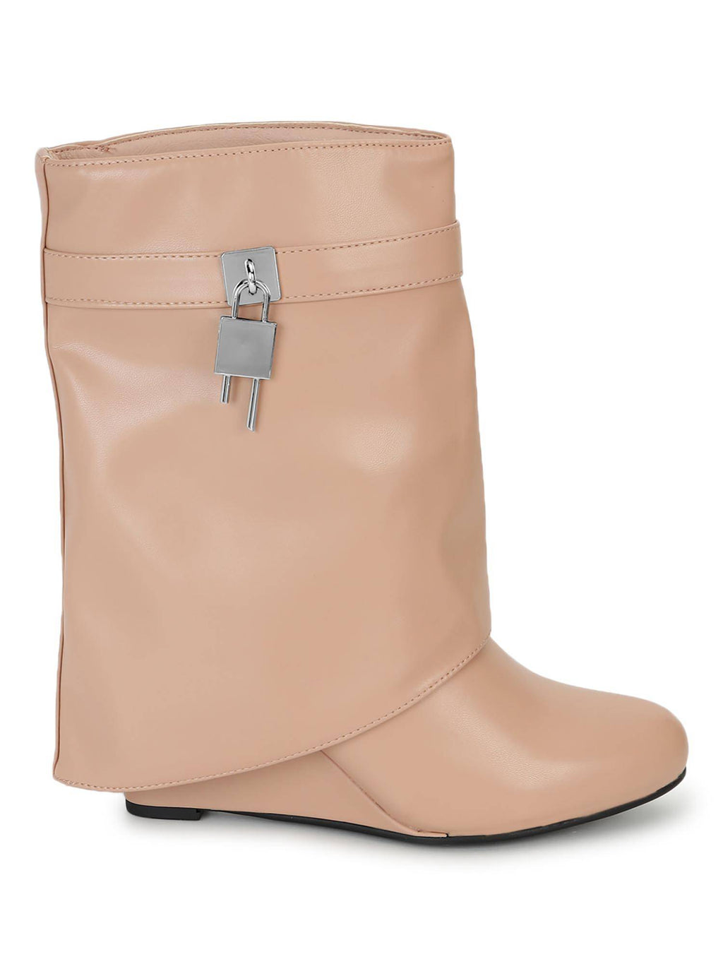 White Solid Boots | BT61 - view 16