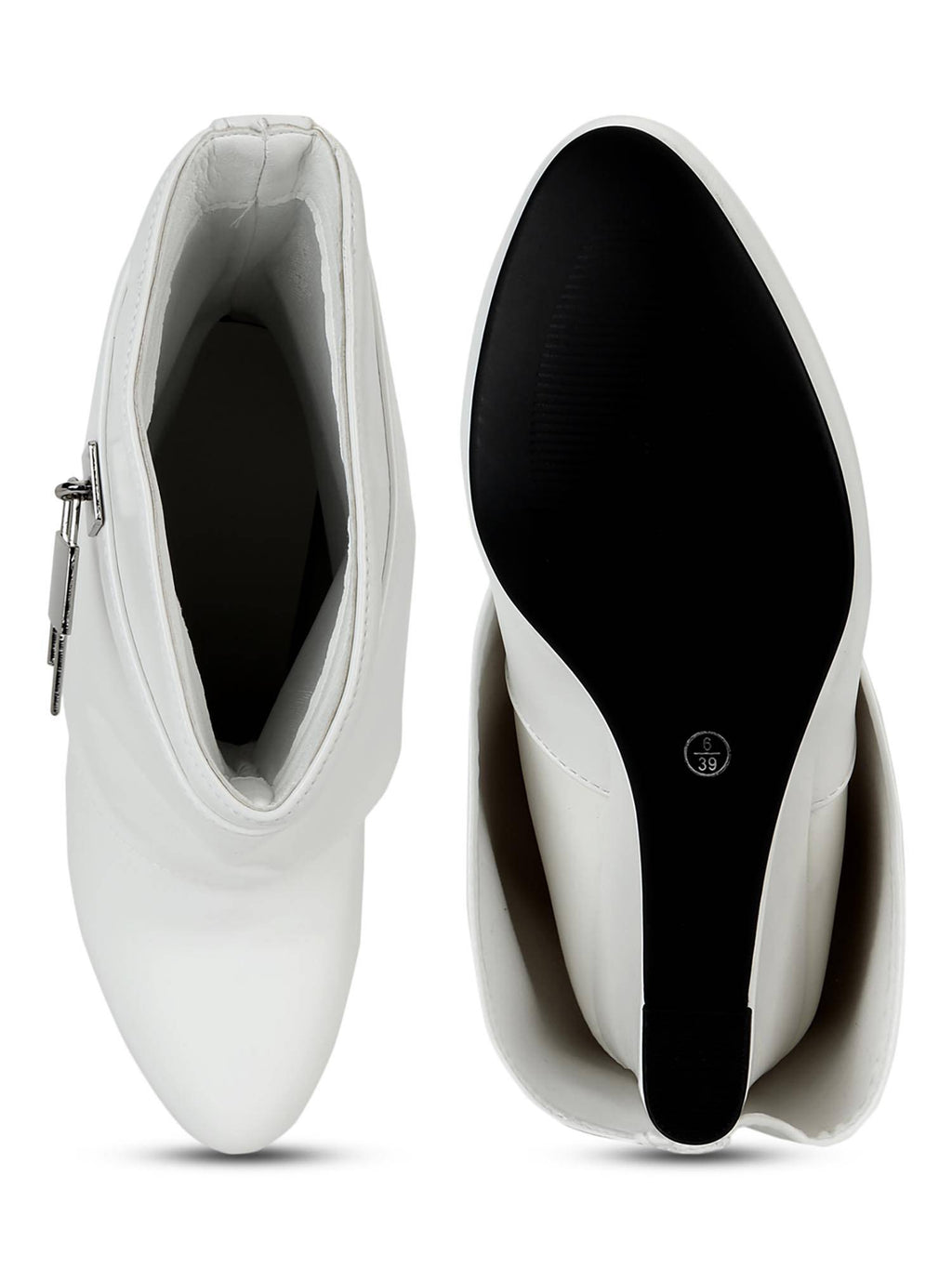 White Solid Boots | BT61 - view 5