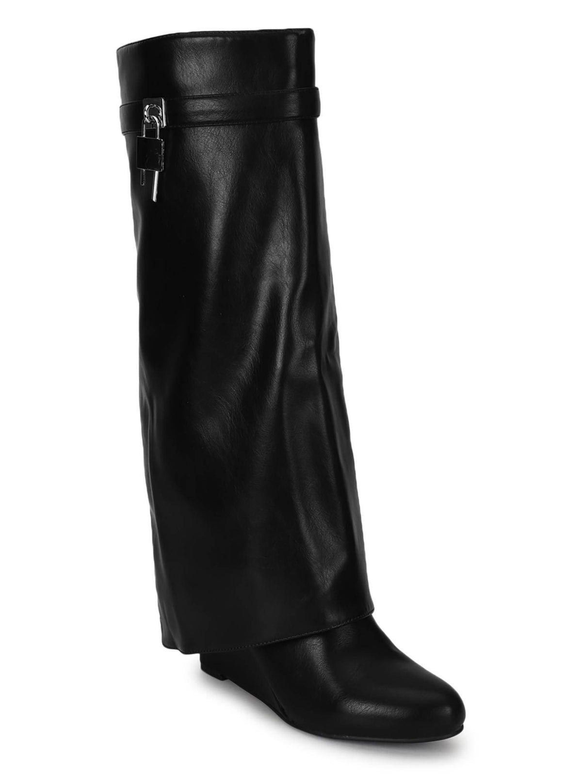 Black Solid Boots | BT61 - view 2