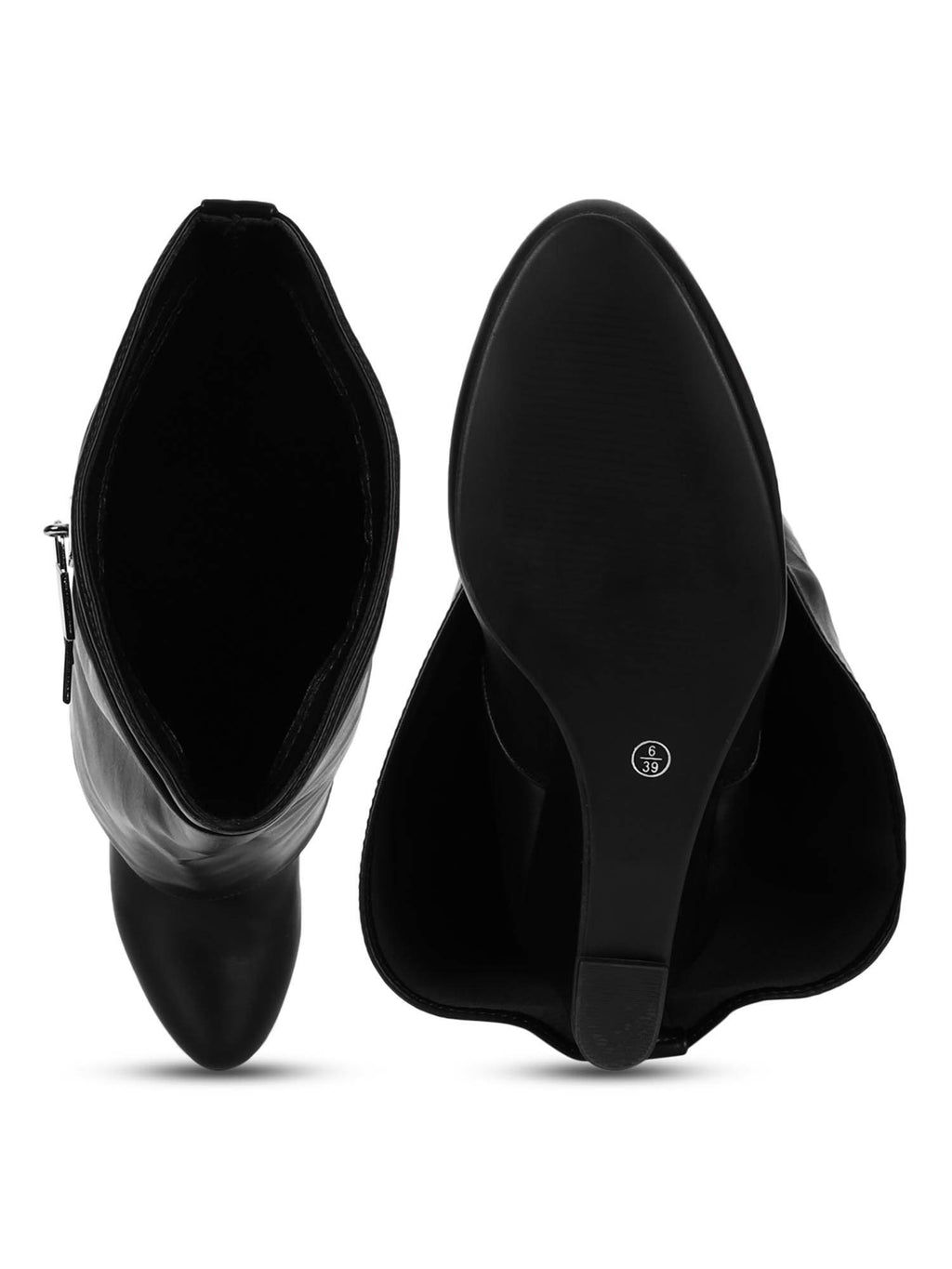 Black Solid Boots | BT61 - view 5