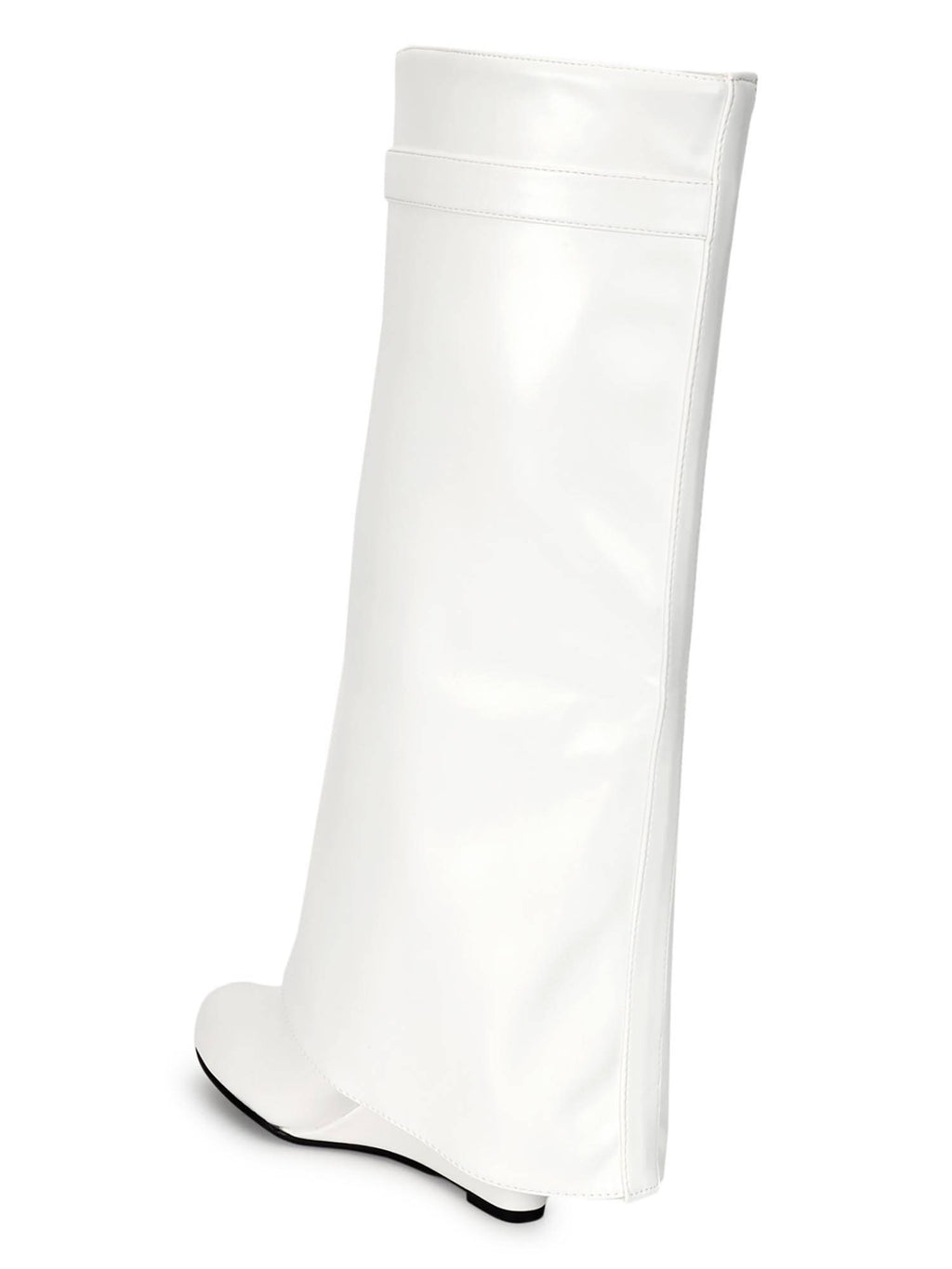 White Solid Boots | BT61 - view 3