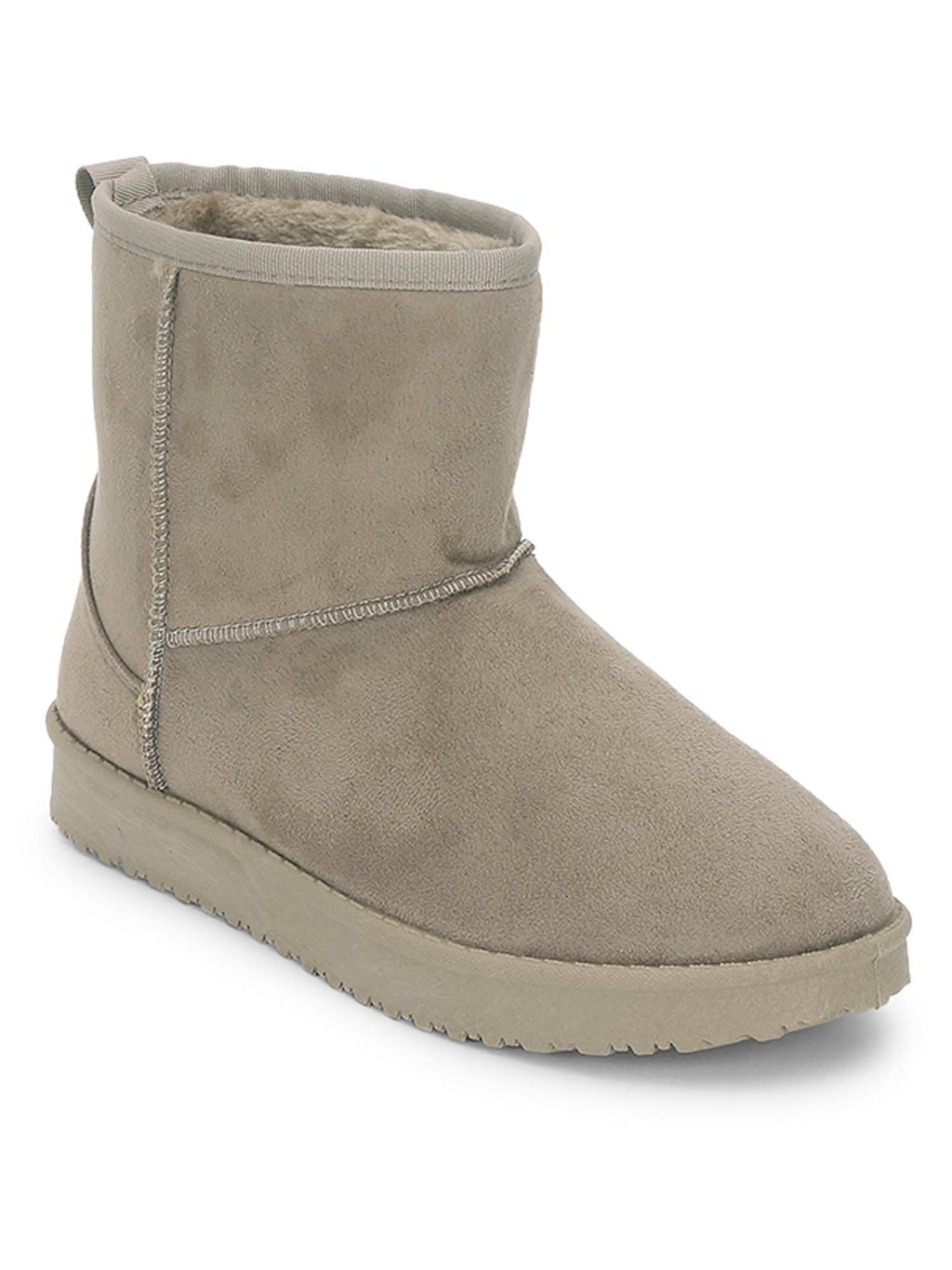Khaki Solid Boots | BT61 - view 2