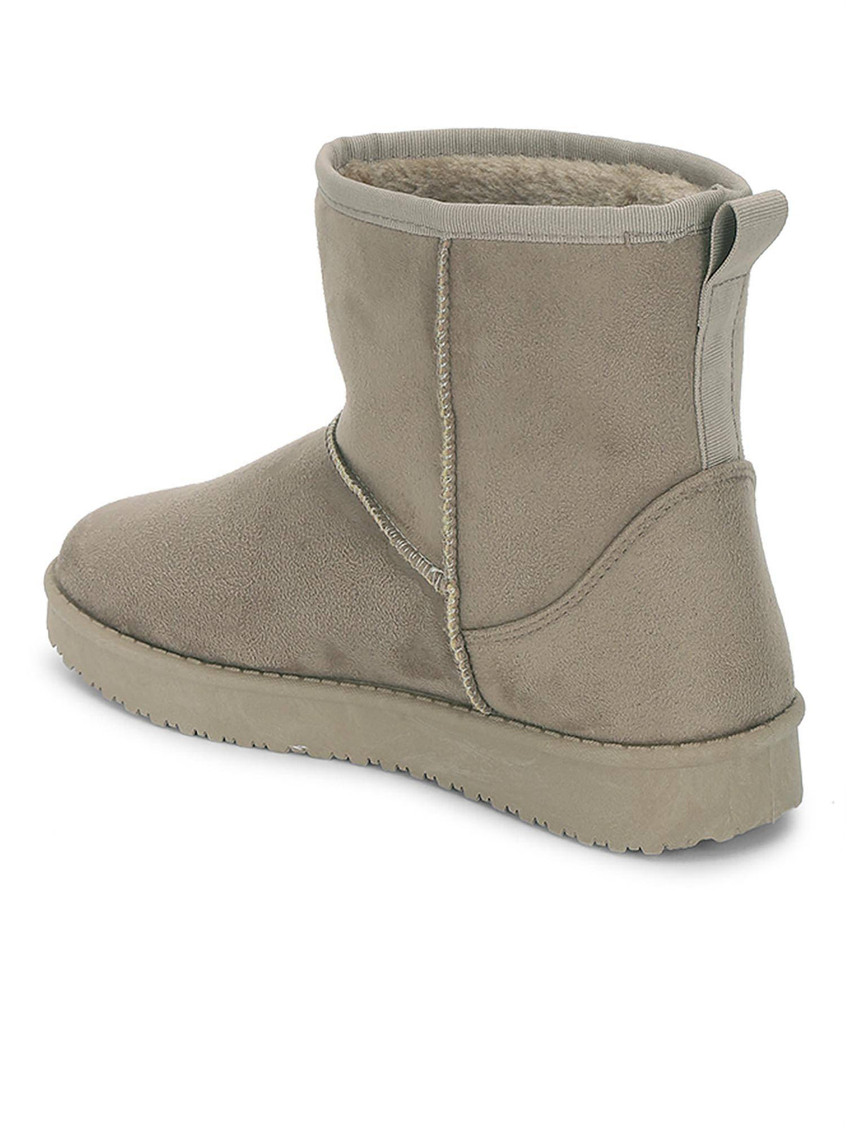 Khaki Solid Boots | BT61 - view 3