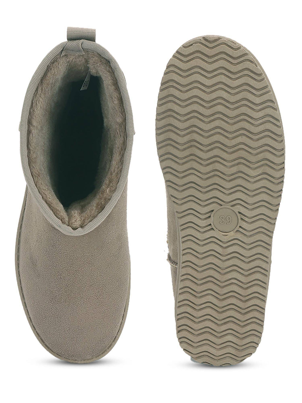 Khaki Solid Boots | BT61 - view 5