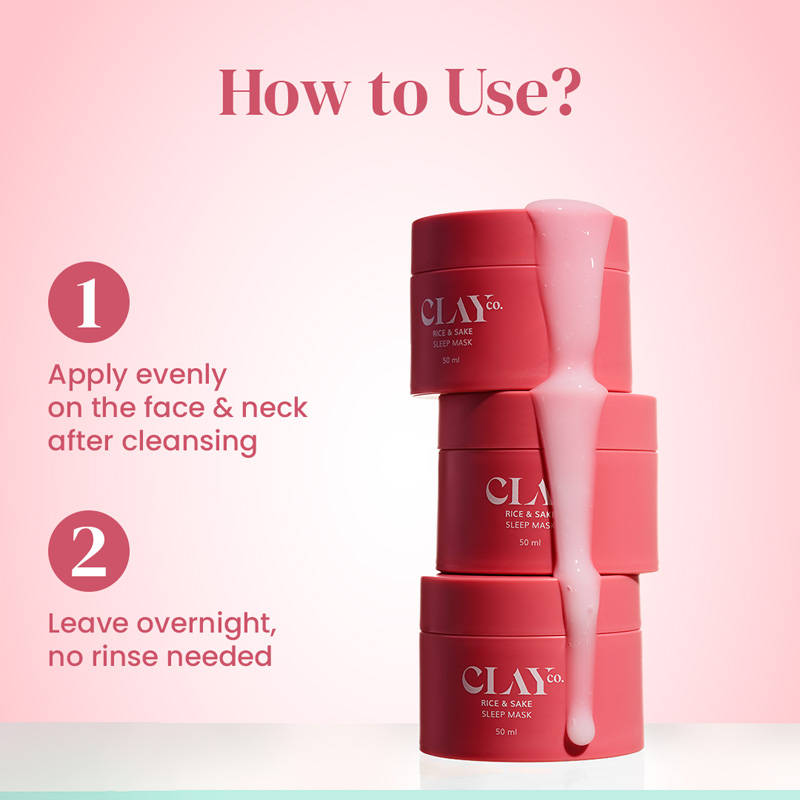Rice & Sake Sleeping Mask Night Gel Cream With Vitamin C For Brightening & Hydration | FC3 - view 4