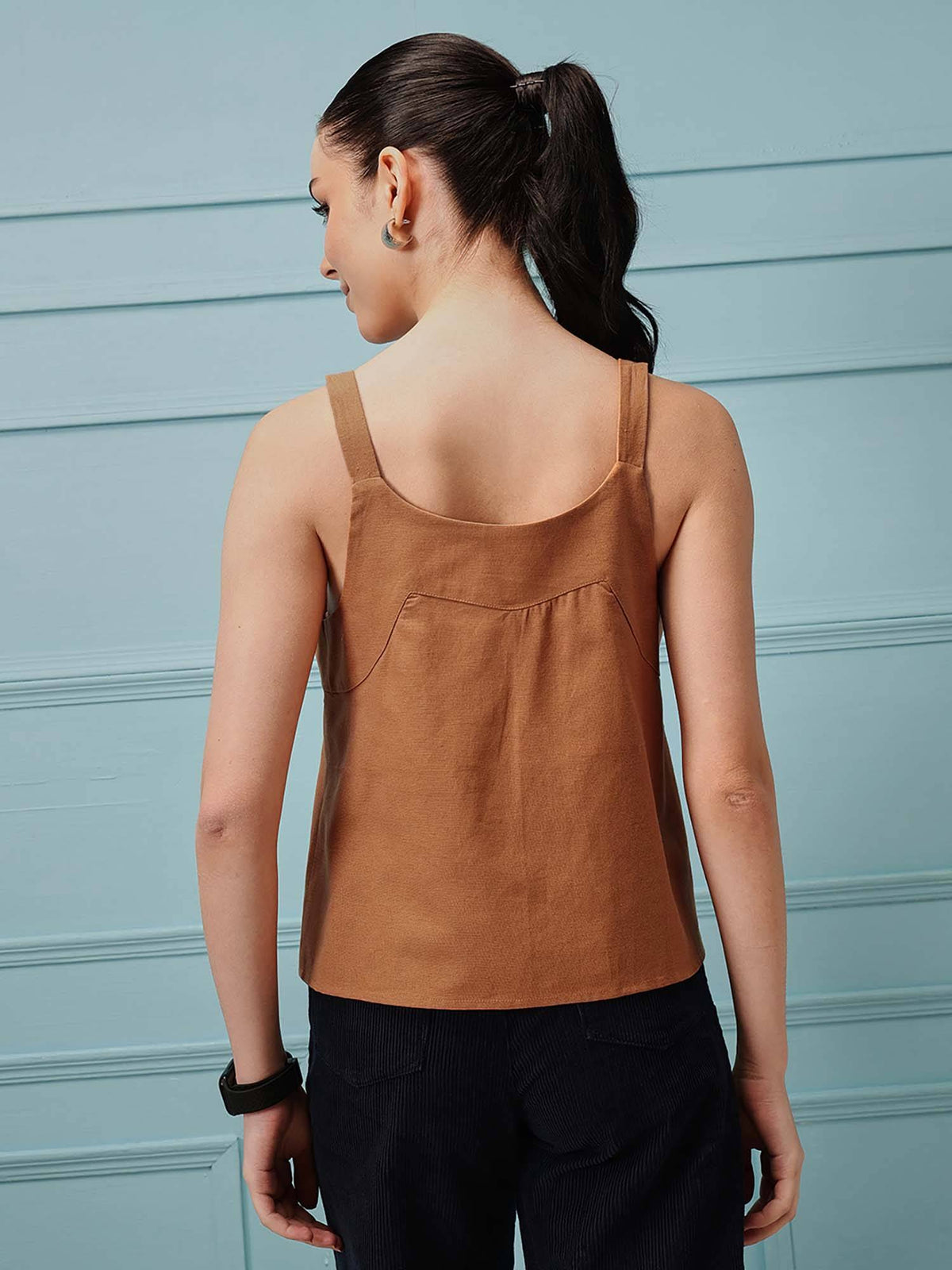 Women's Cotton Linen Tank Top | TT98 - view 2