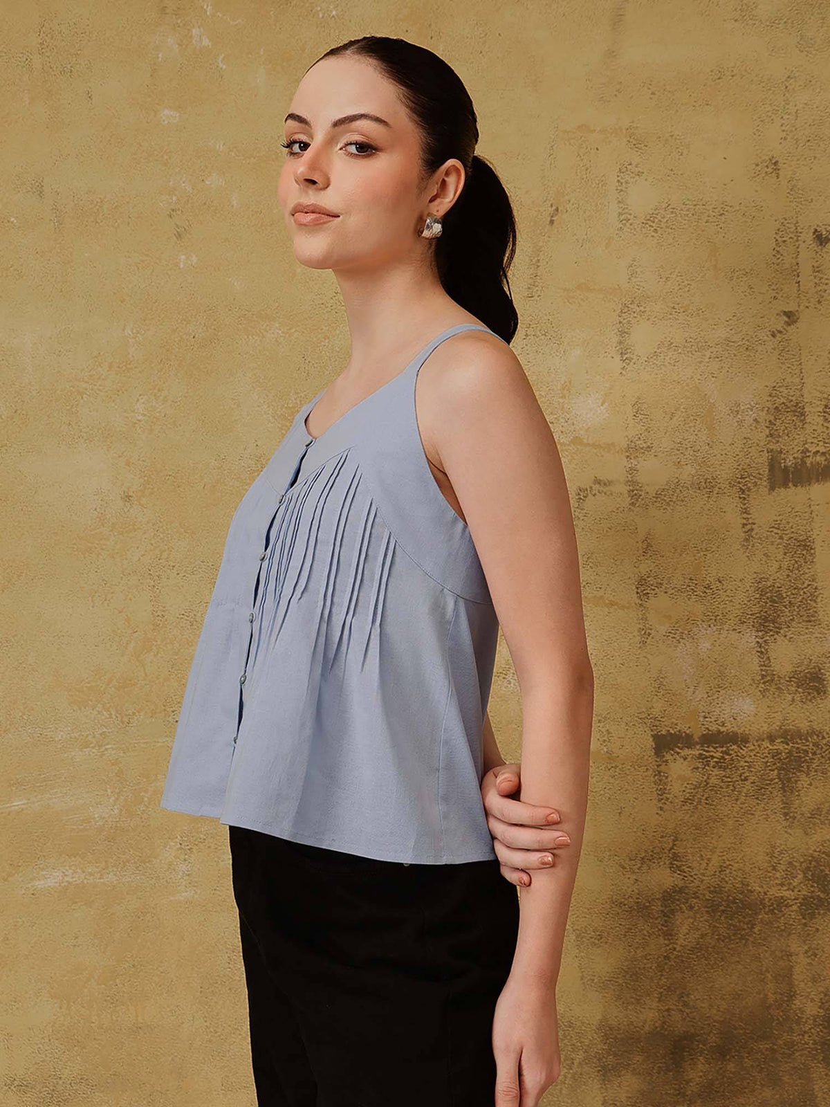 Women's Cotton Linen Tank Top | TT98 - view 5