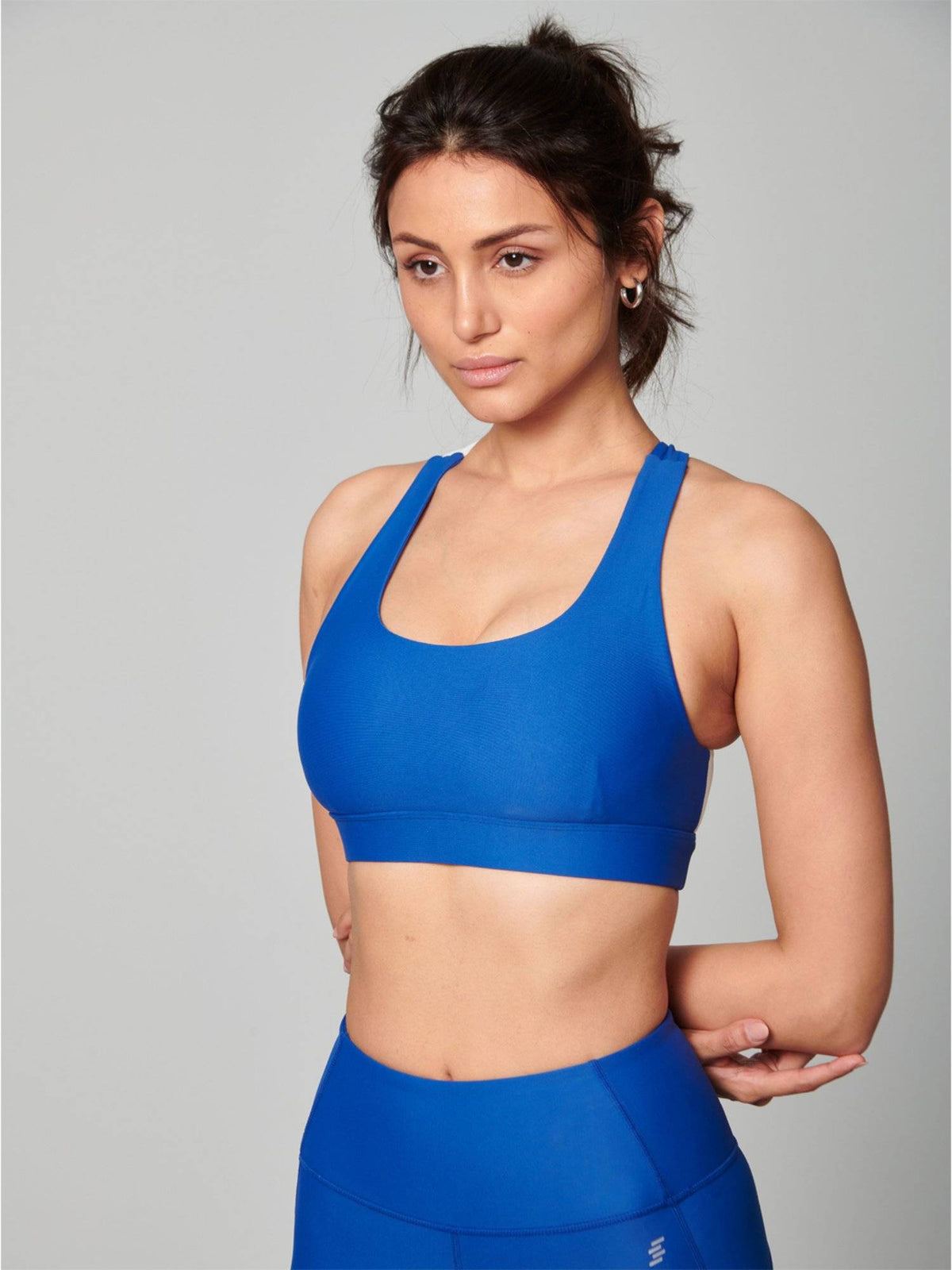 Women Criss-Cross Colorblocked Sports Bra | sb09 - view 6