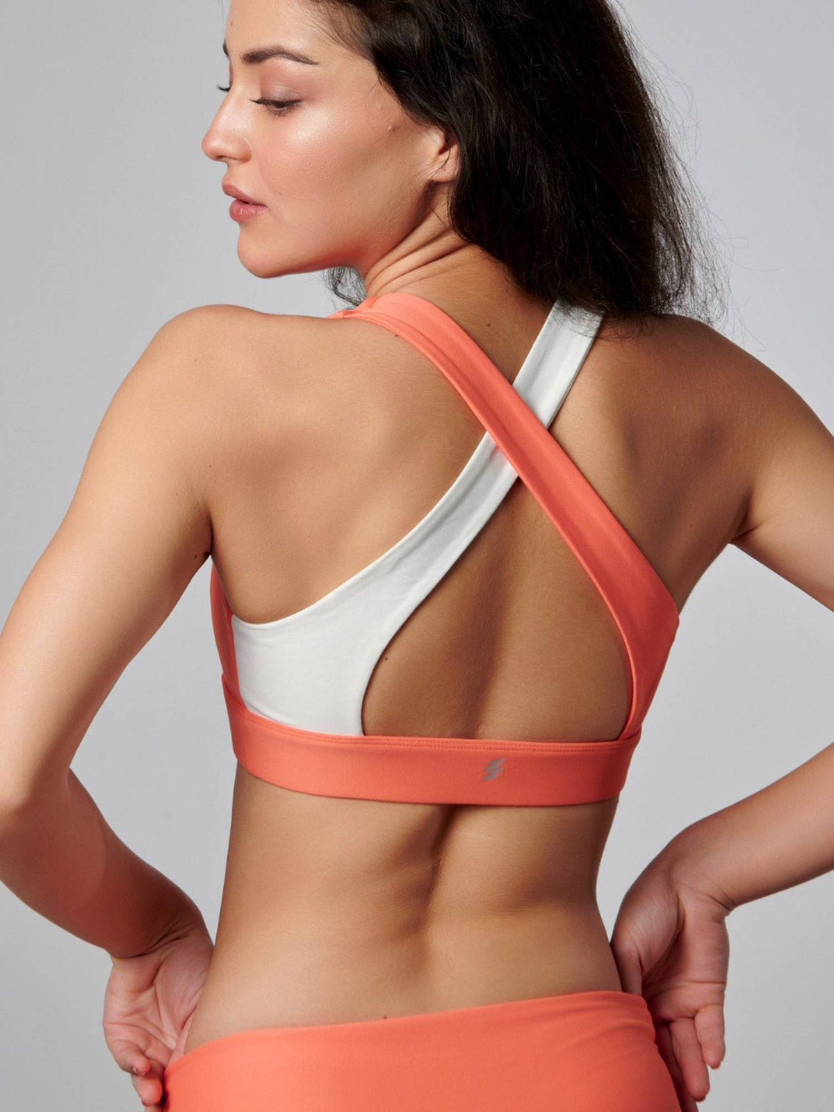 Women Olive Green Supportive Sports Bra | sb09 - view 5
