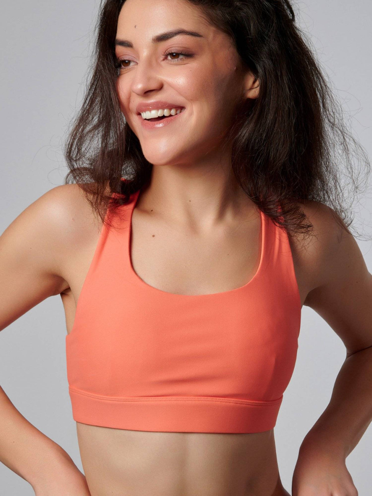 Women Olive Green Supportive Sports Bra | sb09 - view 6