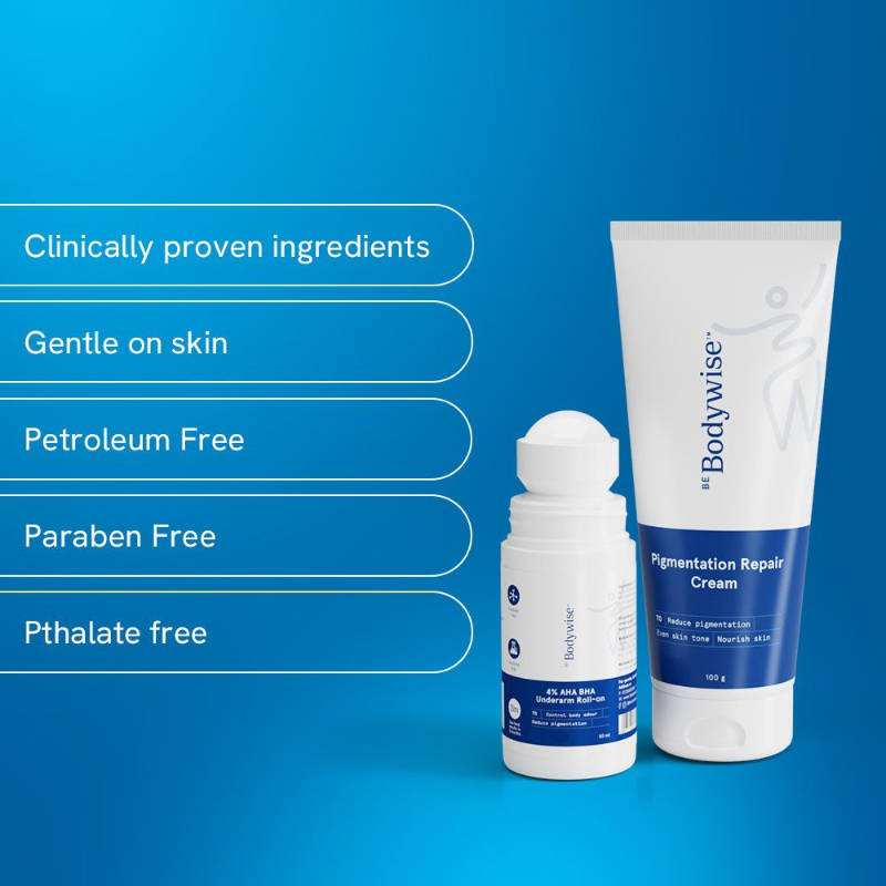 Pigmentation Repair Pack - 4% AHA BHA Underarm Roll On & Pigmentation Repair Cream | BWS9 - view 7