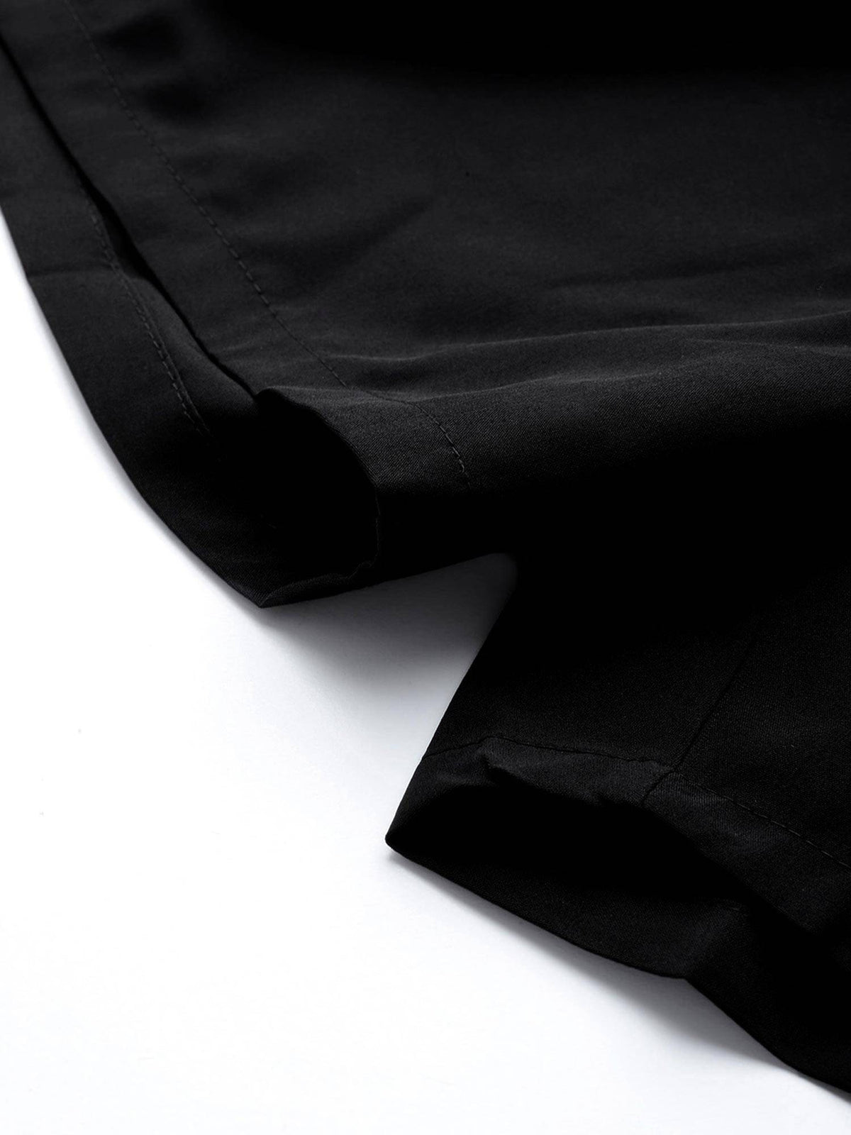 Alcsi Women Black Solid Slim Fit Regular Shorts - view 6