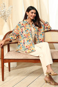 Multi-Colored Cotton Floral Shirt K60